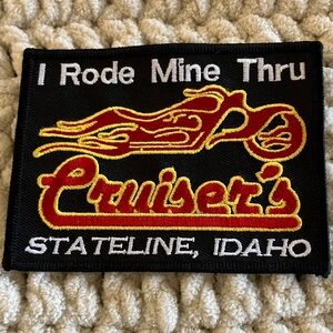 Black and Yellow Embroidered Patch